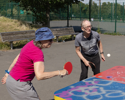 Photo of the table tennis group