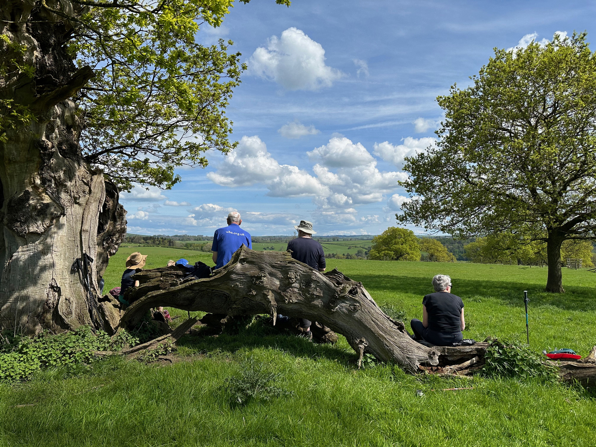 Photo of the walking group
