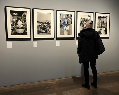 Photo of a group outing to a photography exhibition