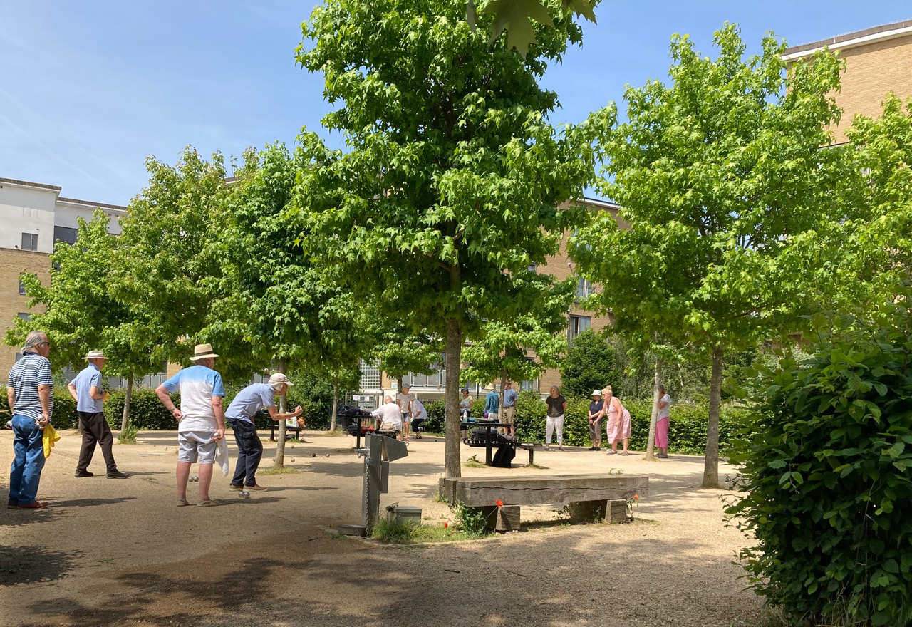 Photo of the Petanque group