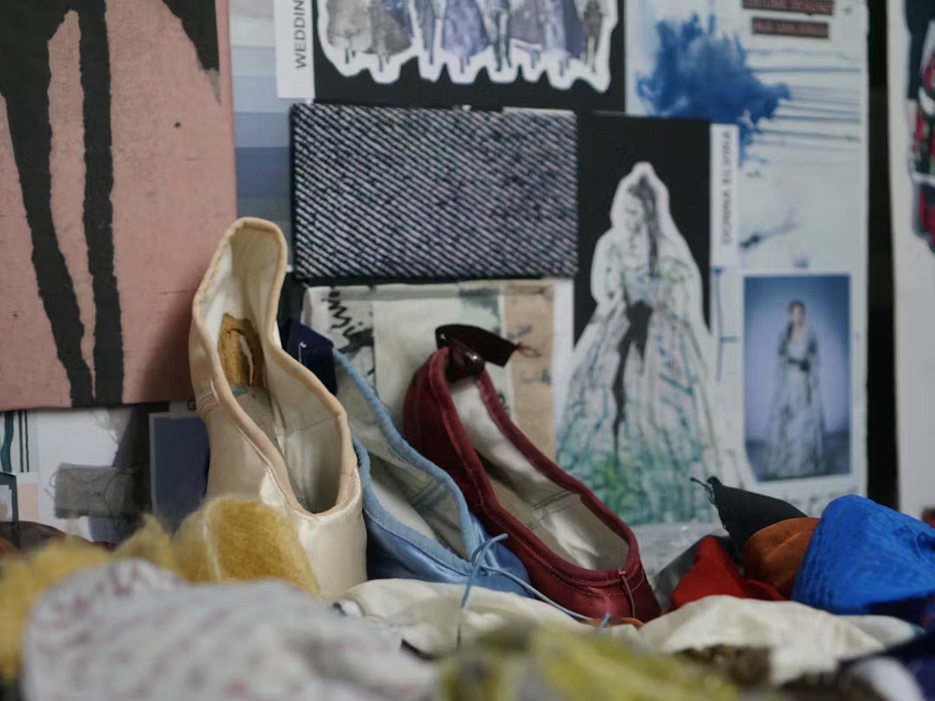 Royal Opera House Tour - shot of ballet shoes