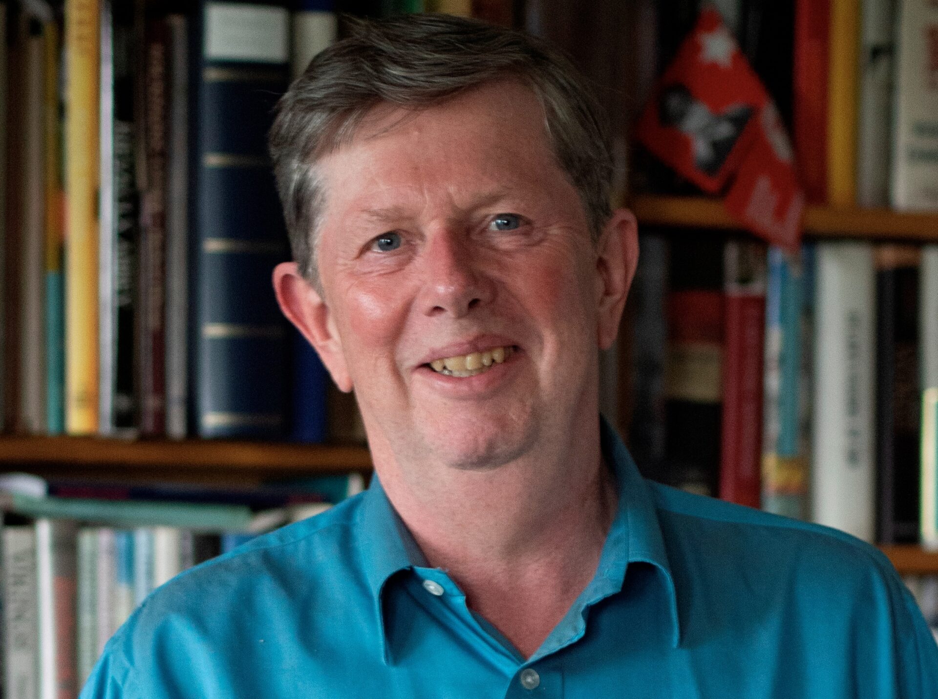 Photo of Andrew Whitehead, historian and MM speaker